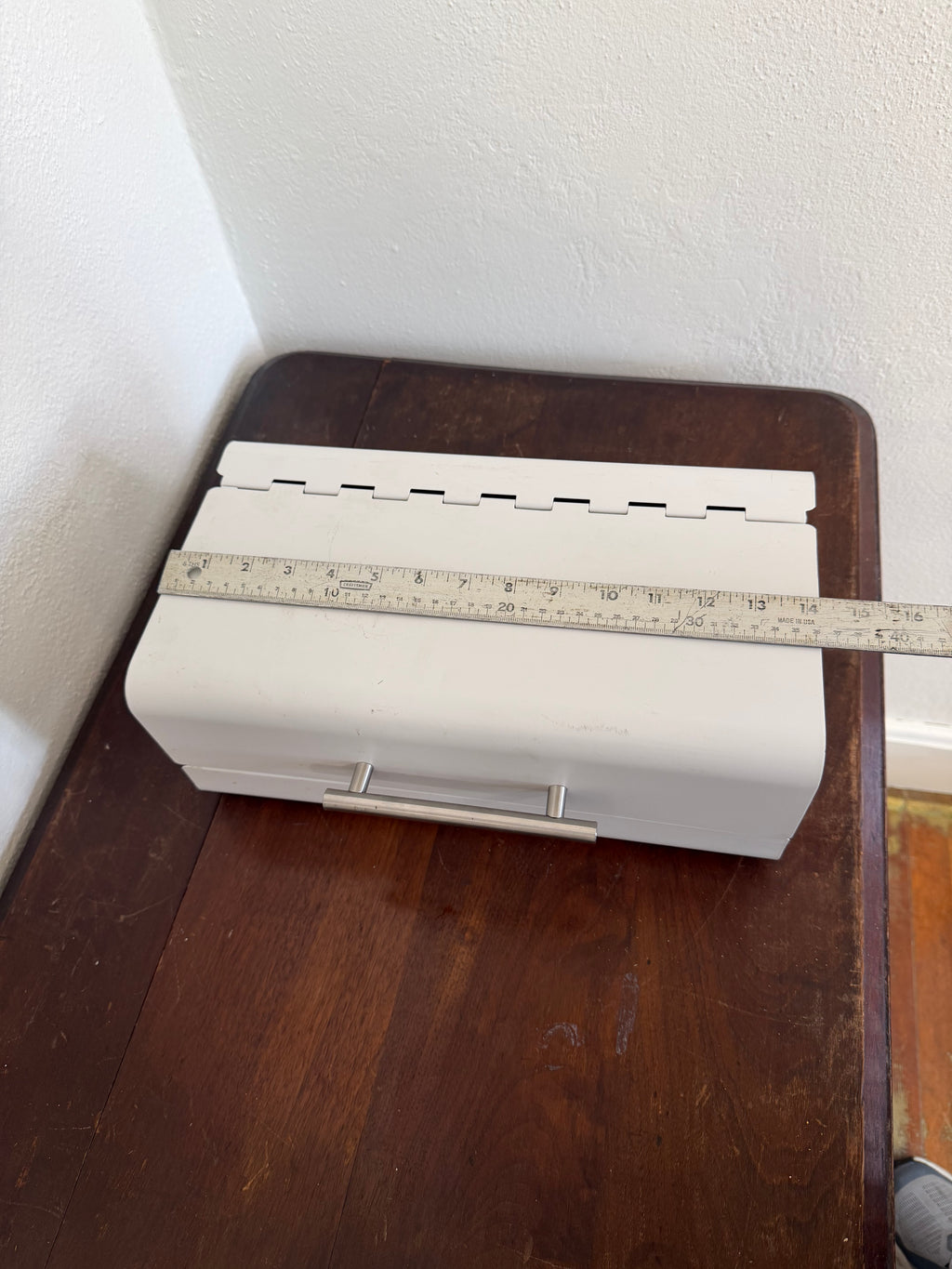 White metal countertop bread box - Will Get Makeover