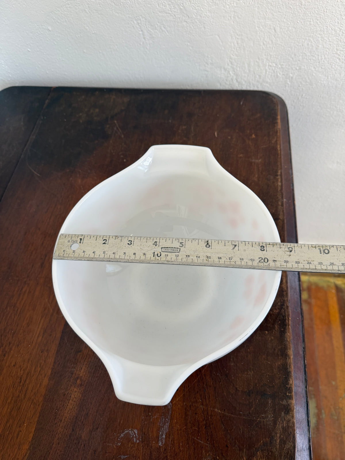 vintage Pyrex Pink Gooseberry Cinderella Mixing Bowl 2 1/2-quart size - 443