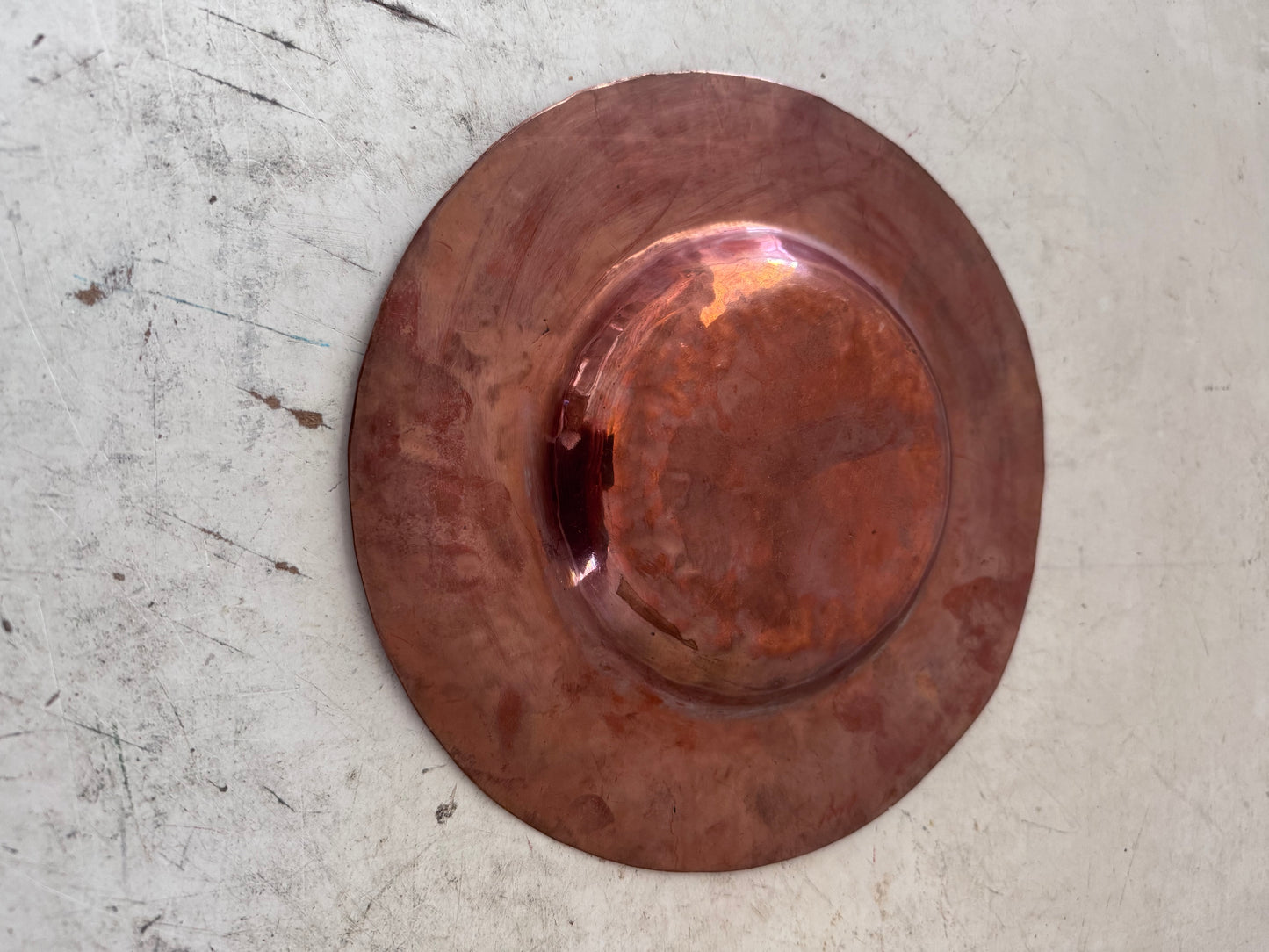 Primitive Hammered Copper Bowl