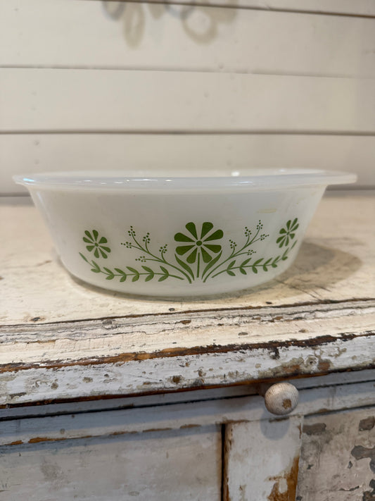 Glassbake Daisy Bowl