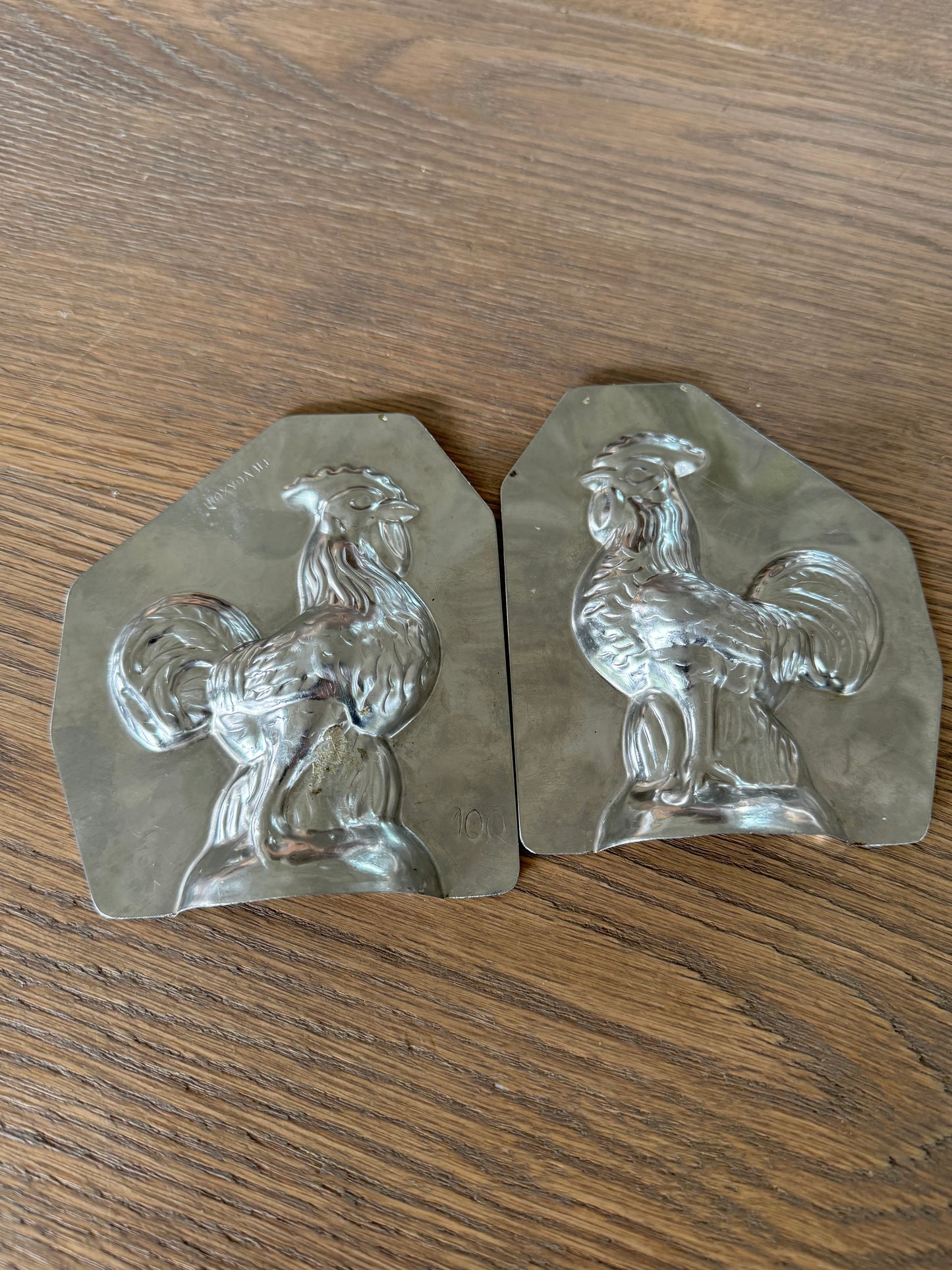 FRENCH ANTIQUE VTG ROOSTER CHOCOLATE MOLD From France #100