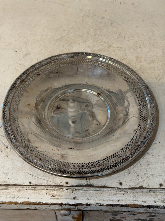 Vintage Reed & Barton Silver Platter - Will Get Makeover