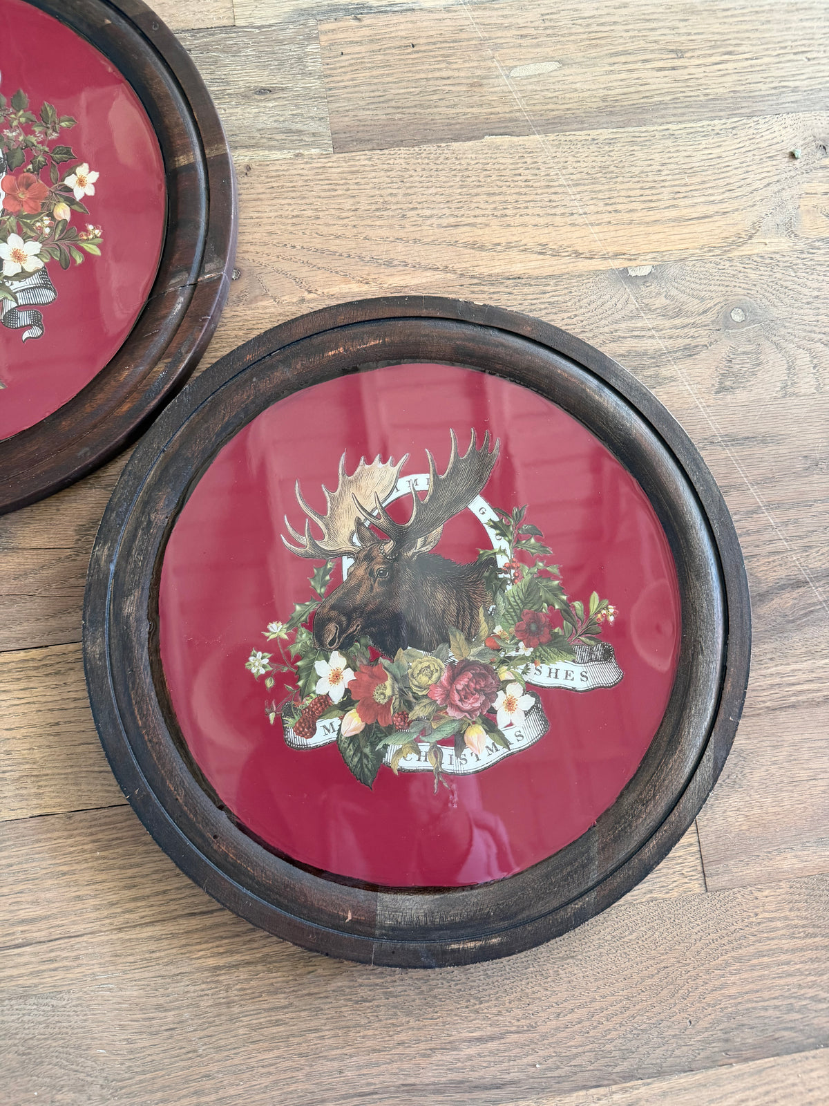 Christmas Wood serving Tray food Safe sold individually 13” across
