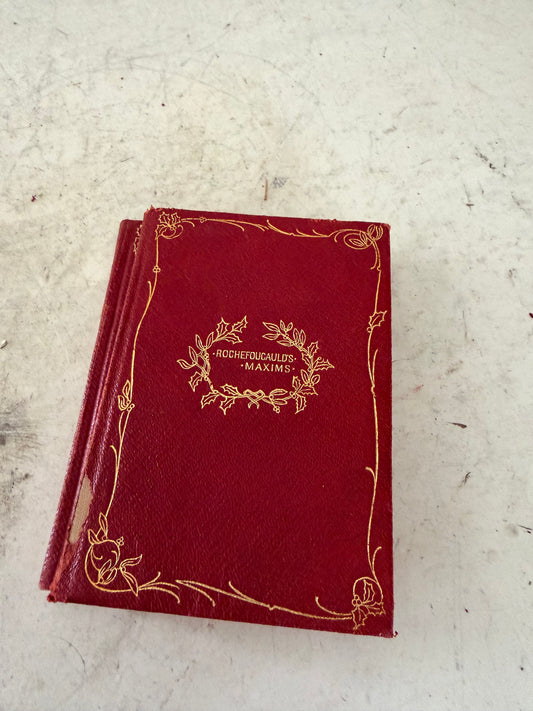 Set of three shskespear antique red books