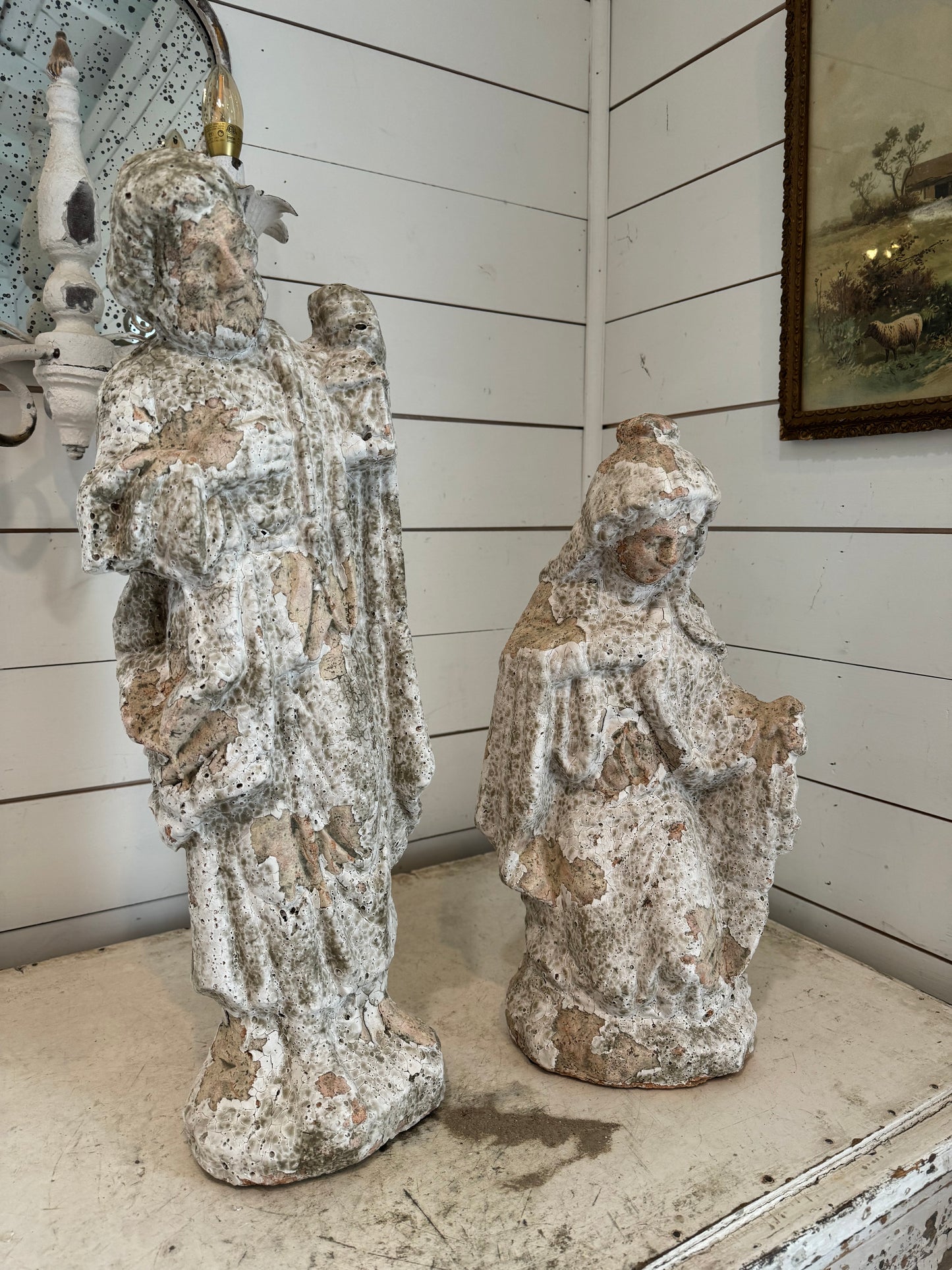 Saint Joseph & Saint Mary Garden Statue - Sold Individually