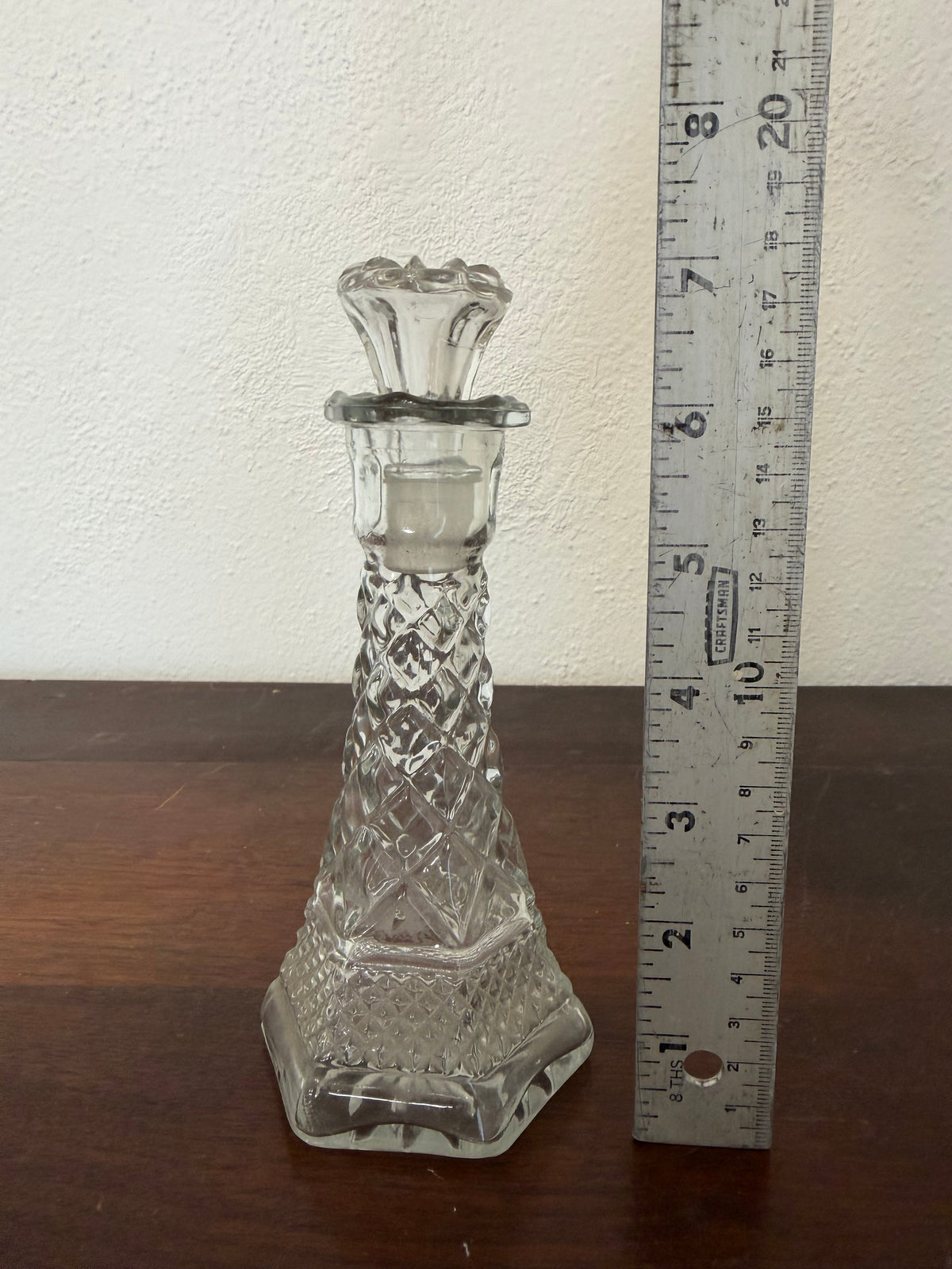 Anchor Hocking Wexford Pattern Glass Cruet
