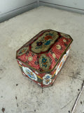 Vintage English Octagon Tin