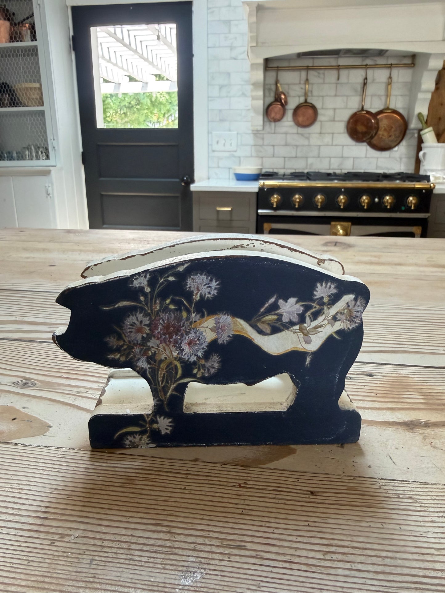 Hand Painted Floral Farm Animals sold individually