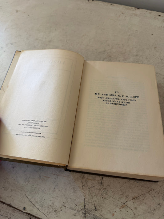 Lord Jim from the Joseph Conrad Complete Works, Doubleday