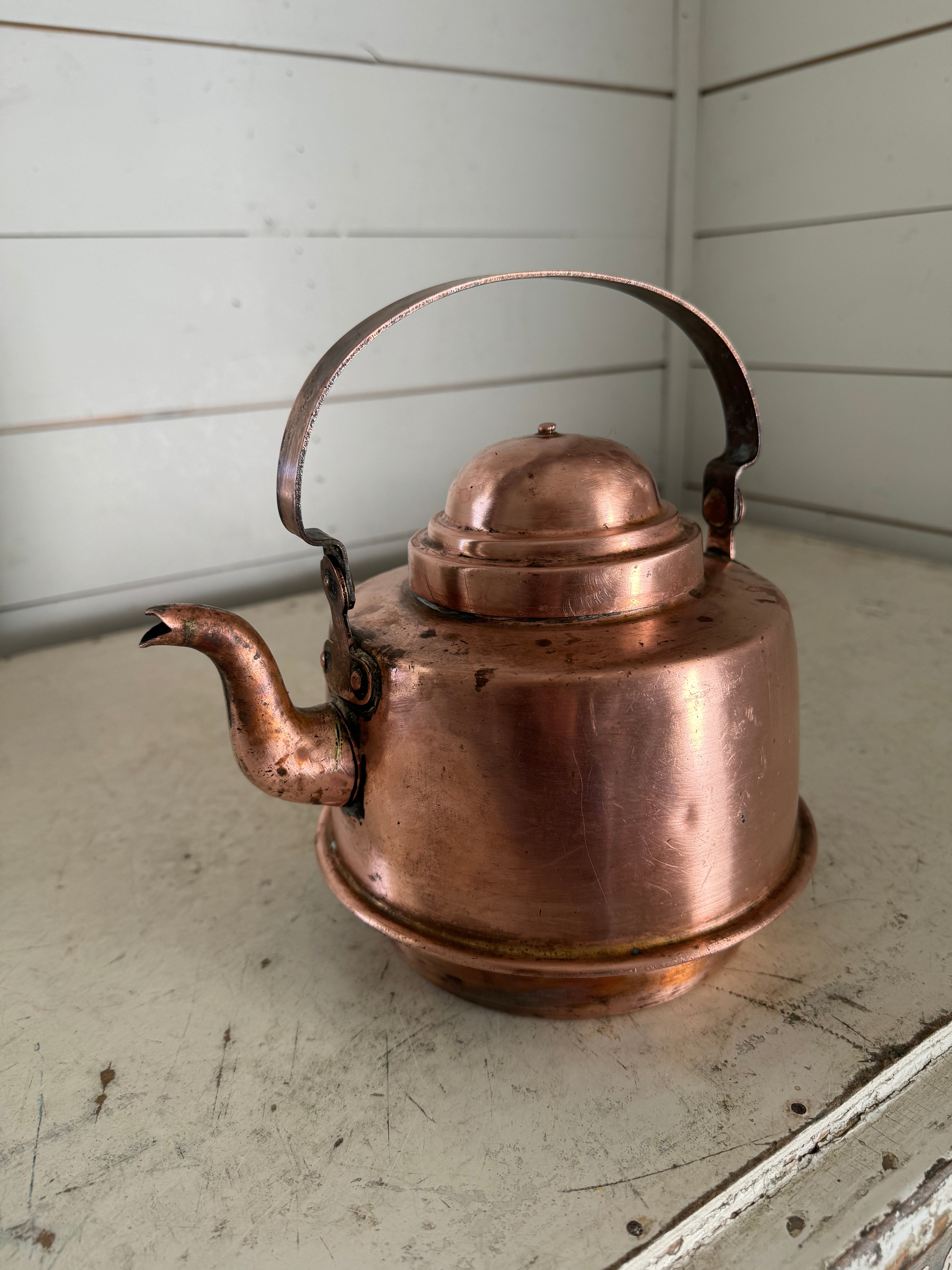 Vintage Swedish Copper Tea deals Kettle