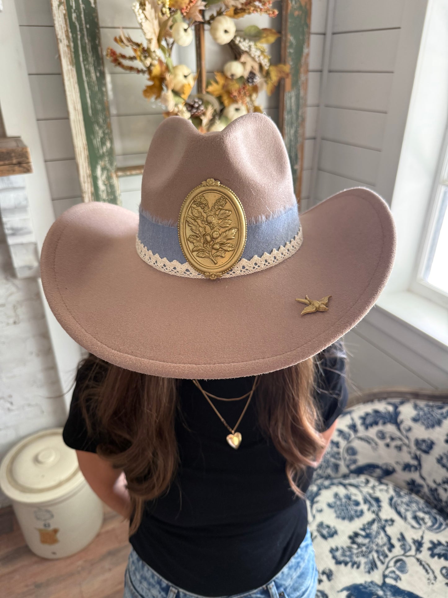 Cowgirl Hat - Custom Embelished - D