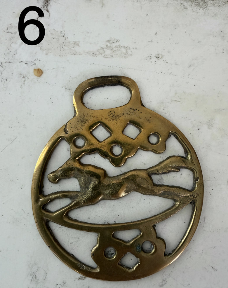 Vintage English horse brass sold individually