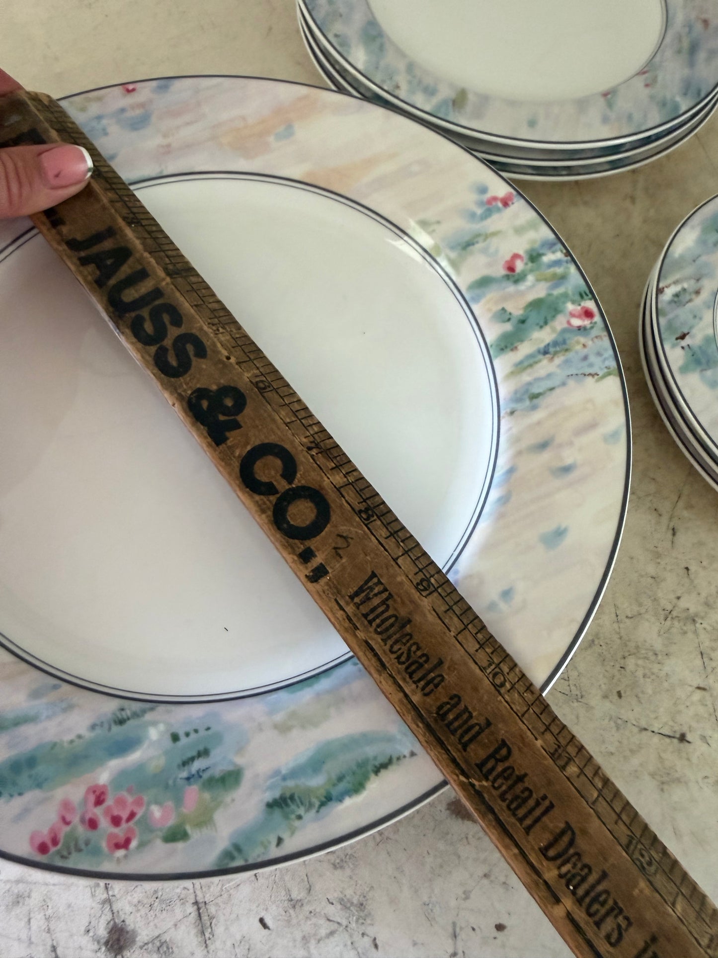 Mikasa Maxima Monet/ impressionistic pastel plates sold individually