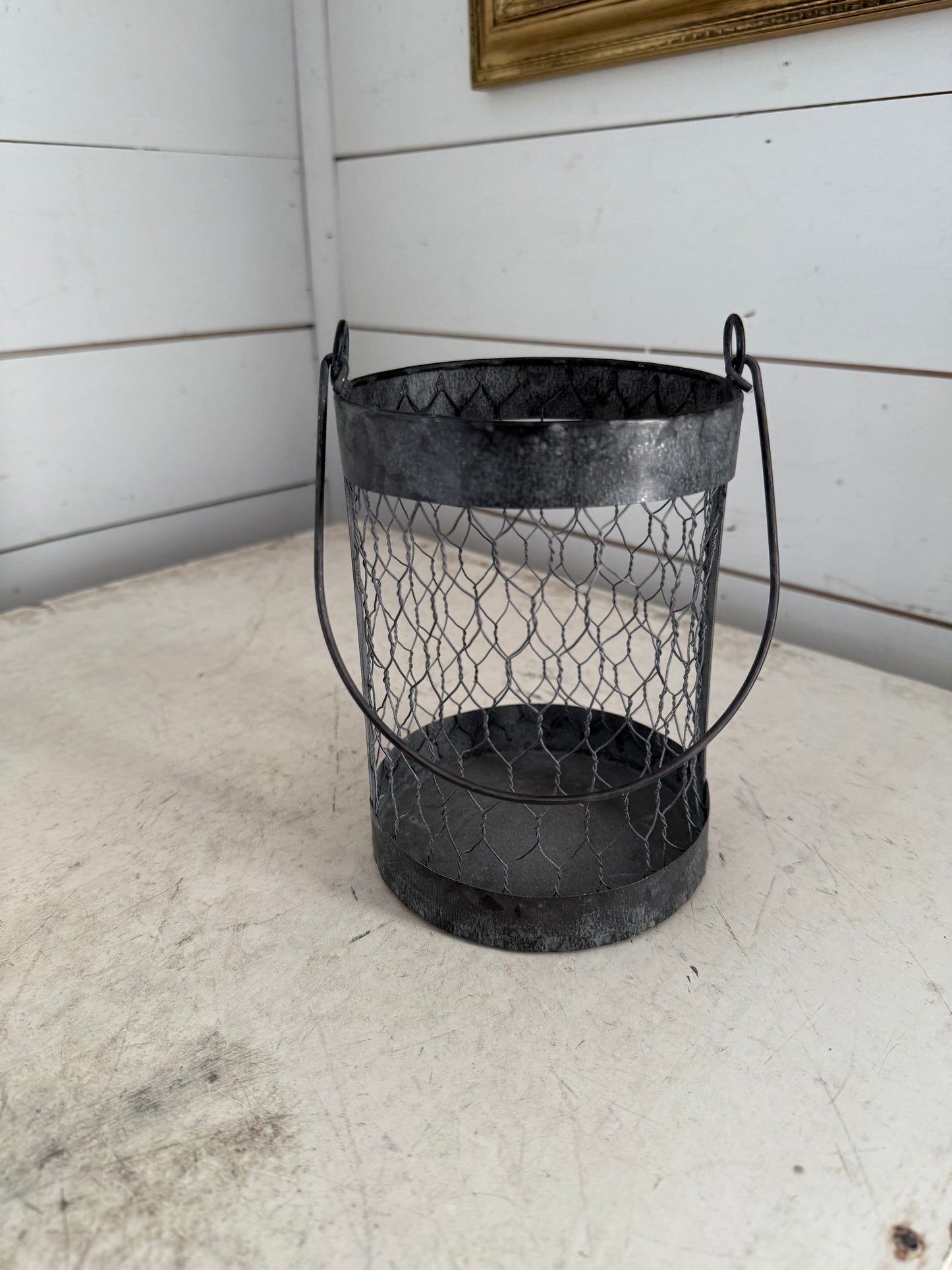 Chicken wire  Bucket Organizer