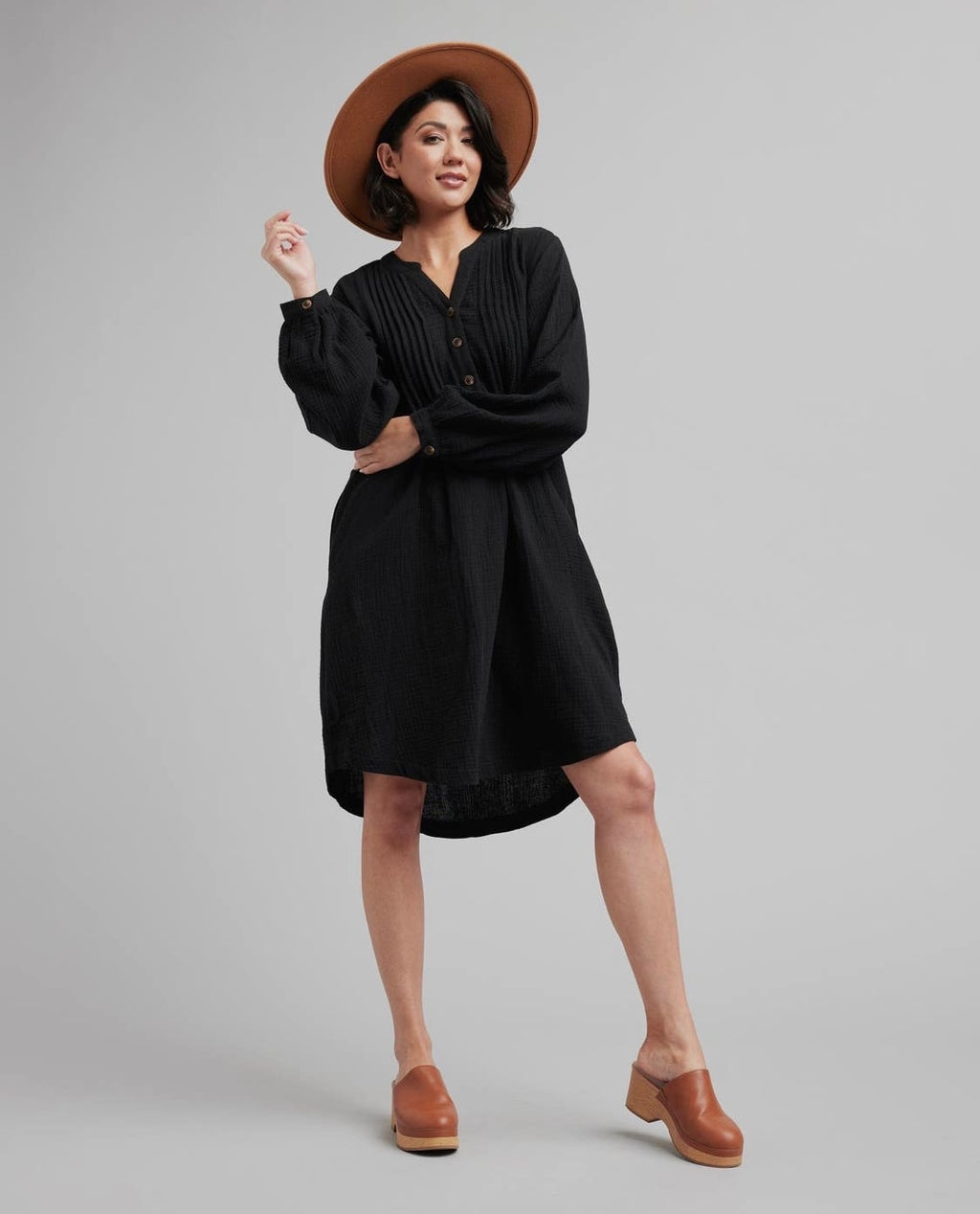 Paige Pintuck Dress | Downeast
