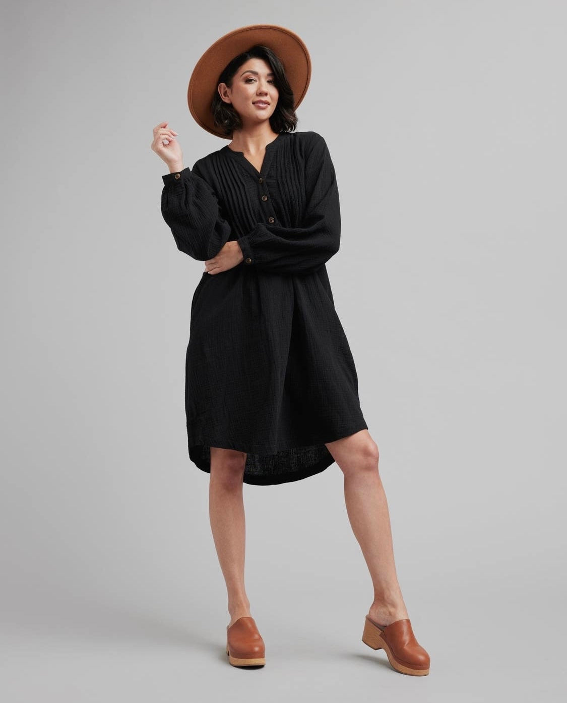 Paige Pintuck Dress | Downeast