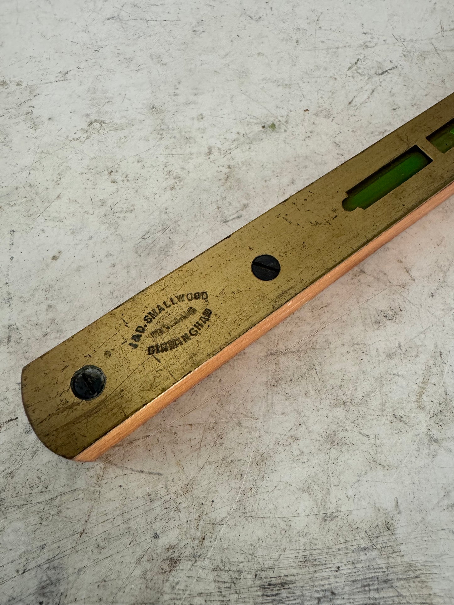 JD Smallwood Birmingham England Spirit Level