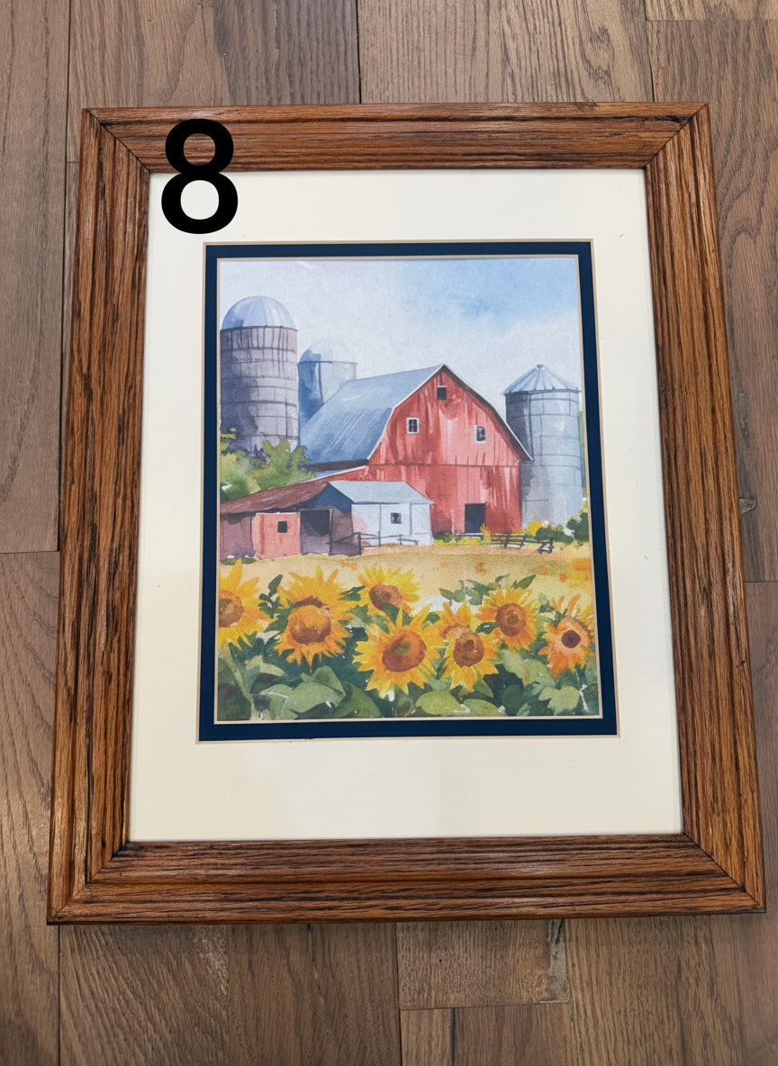Zeb’s Framed Barns sold individually