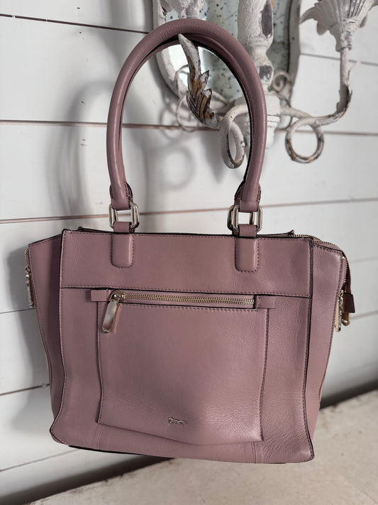 Paul Costelloe Pink Leather Purse