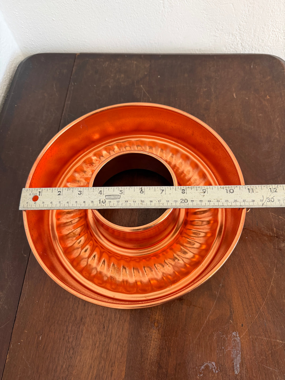Vintage Mirro Copper Toned Aluminum 6 cup Ring mold