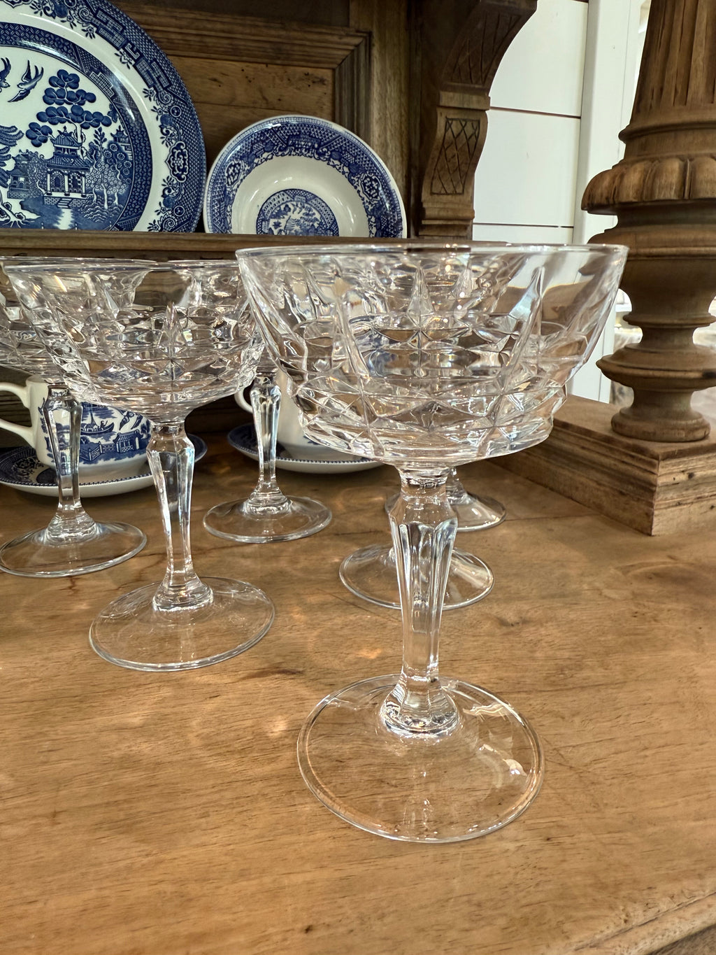 Cristal D'Arques Durand Chateaudun crystal champagne/tall sherbet glass sold individually