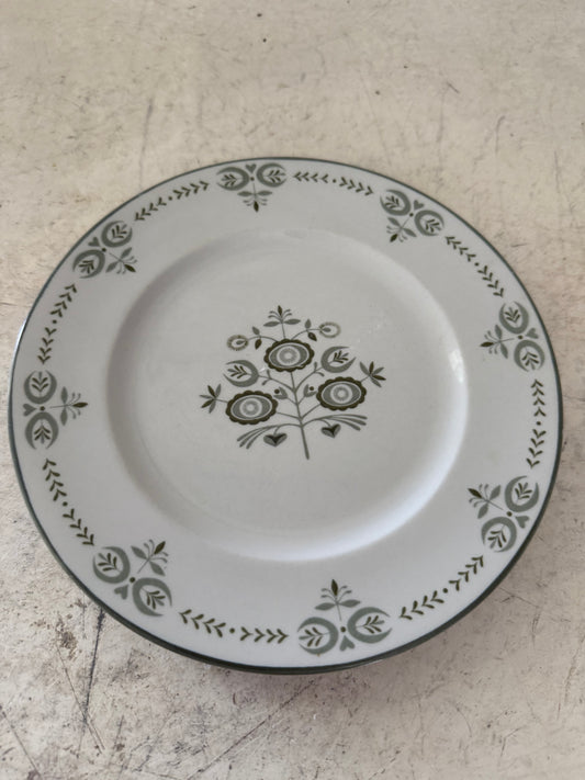 Vintage Franciscan Discovery Heritage Dessert Plate 1960s USA 8.5" MCM