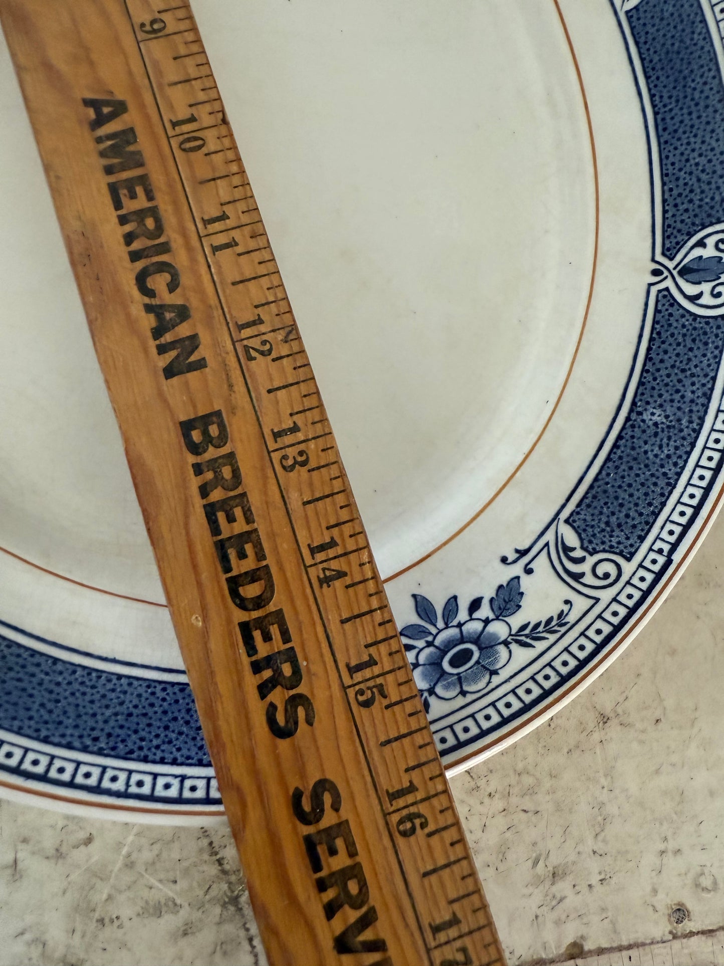 Set of Antique Bristol Ironstone Platters