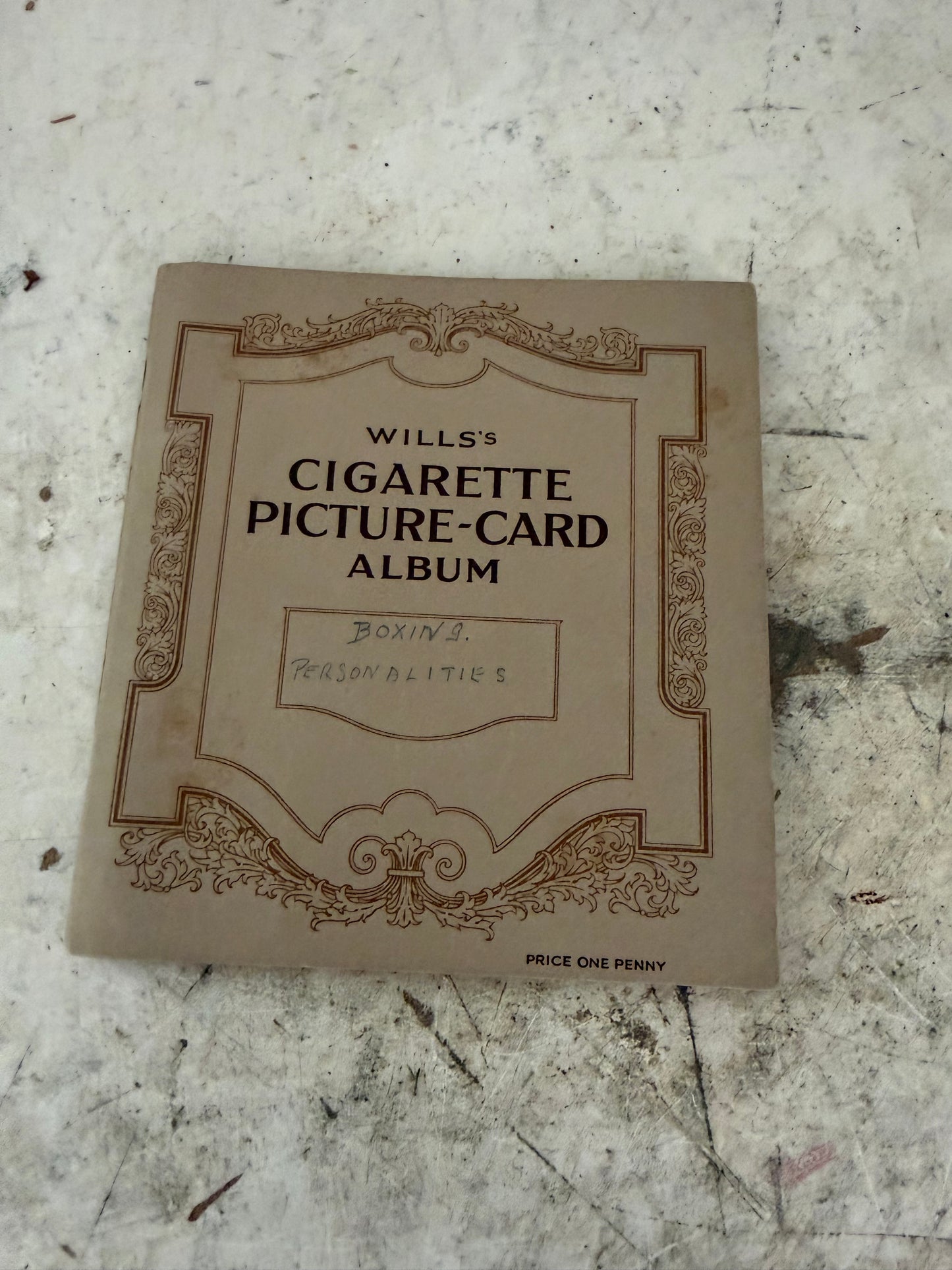 CHURCHMAN CIGARETTE PICTURE CARD ALBUM - BOXING PERSONALITIES - FULL SET 50 RARE