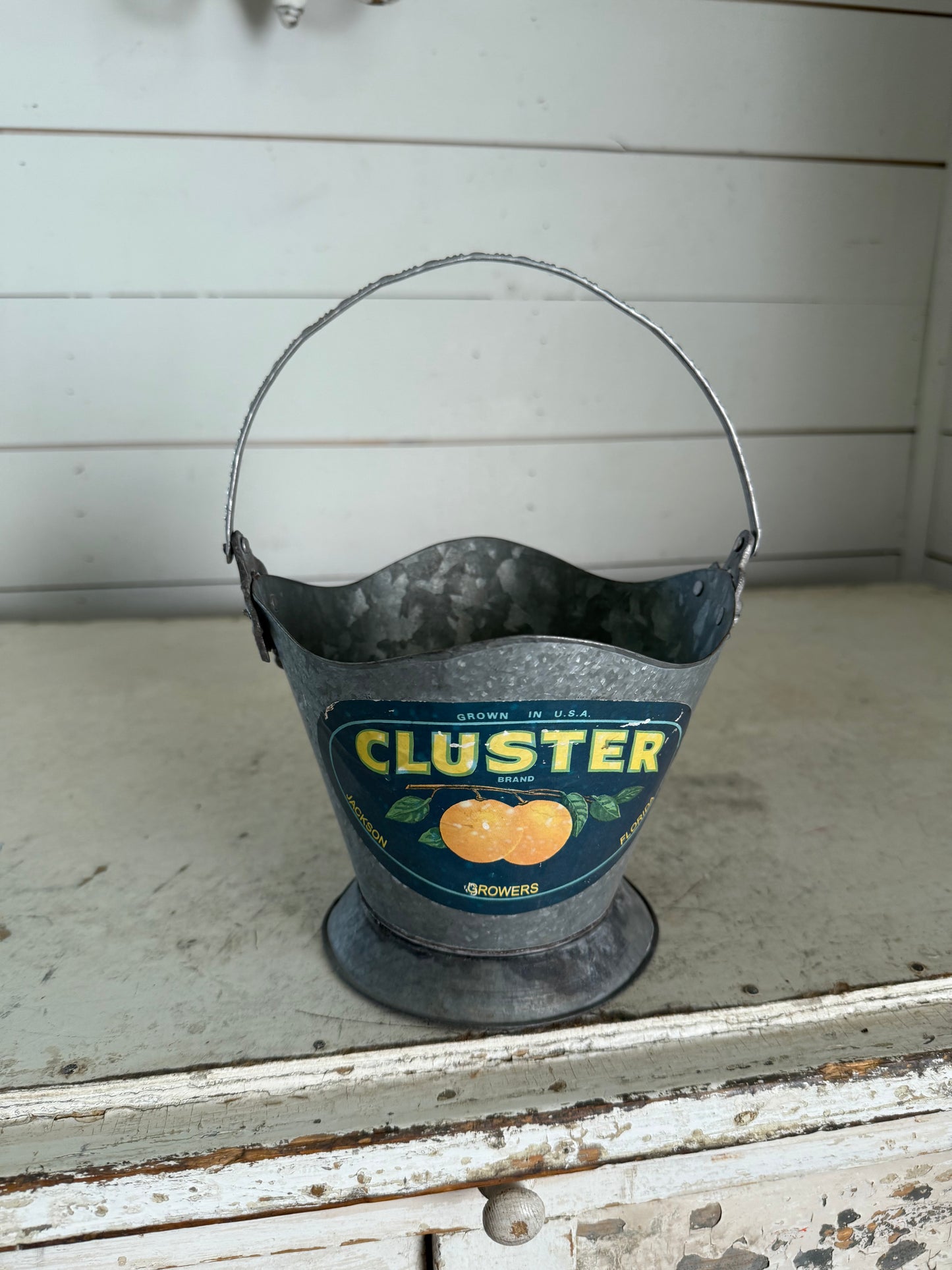 Cluster Metal Bucket Planter