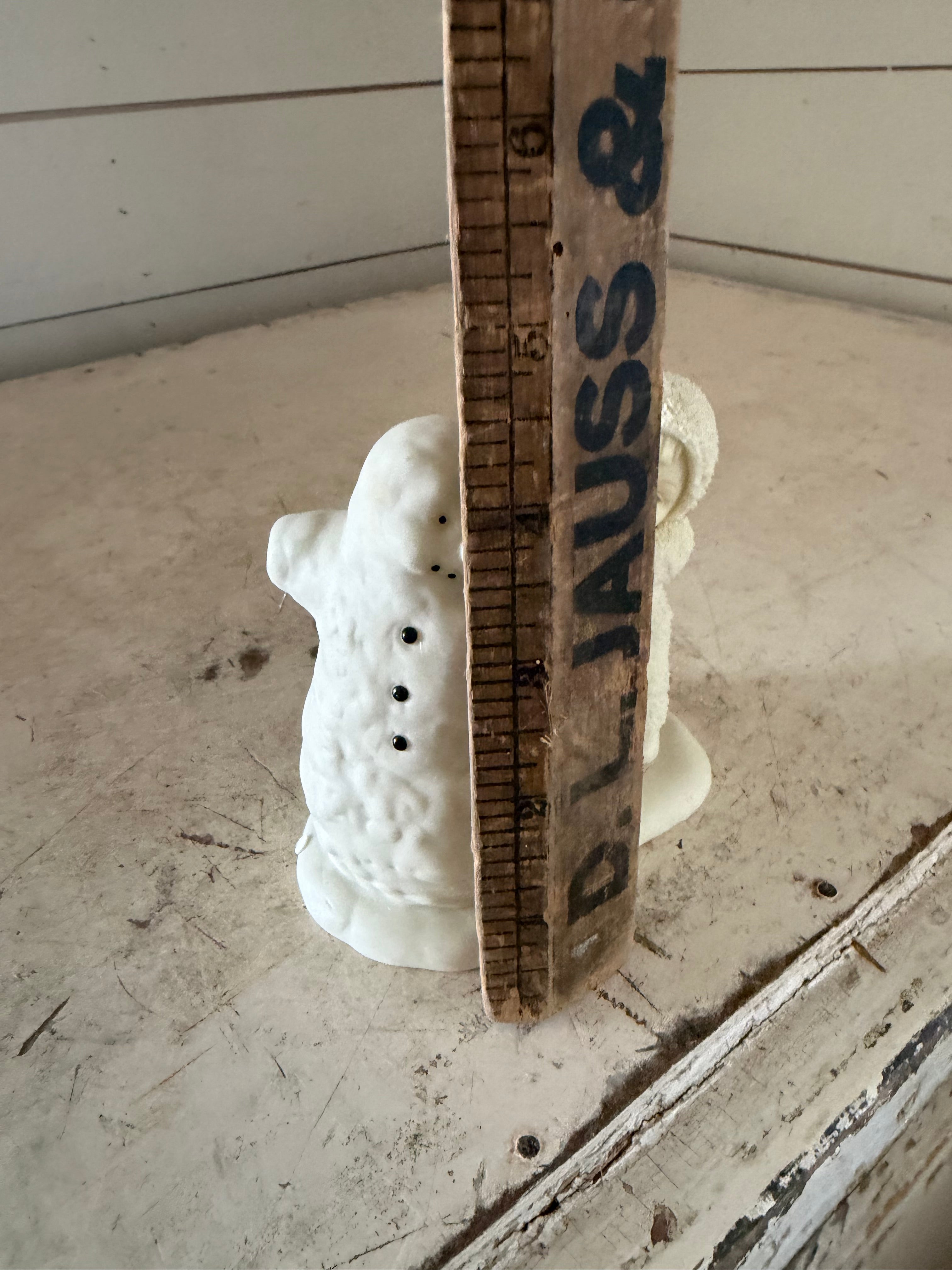 Department 56 Snowbabies bisque porcelain figurine Christmas holiday decor "You Need Wings Too" 68818 Winter Tales