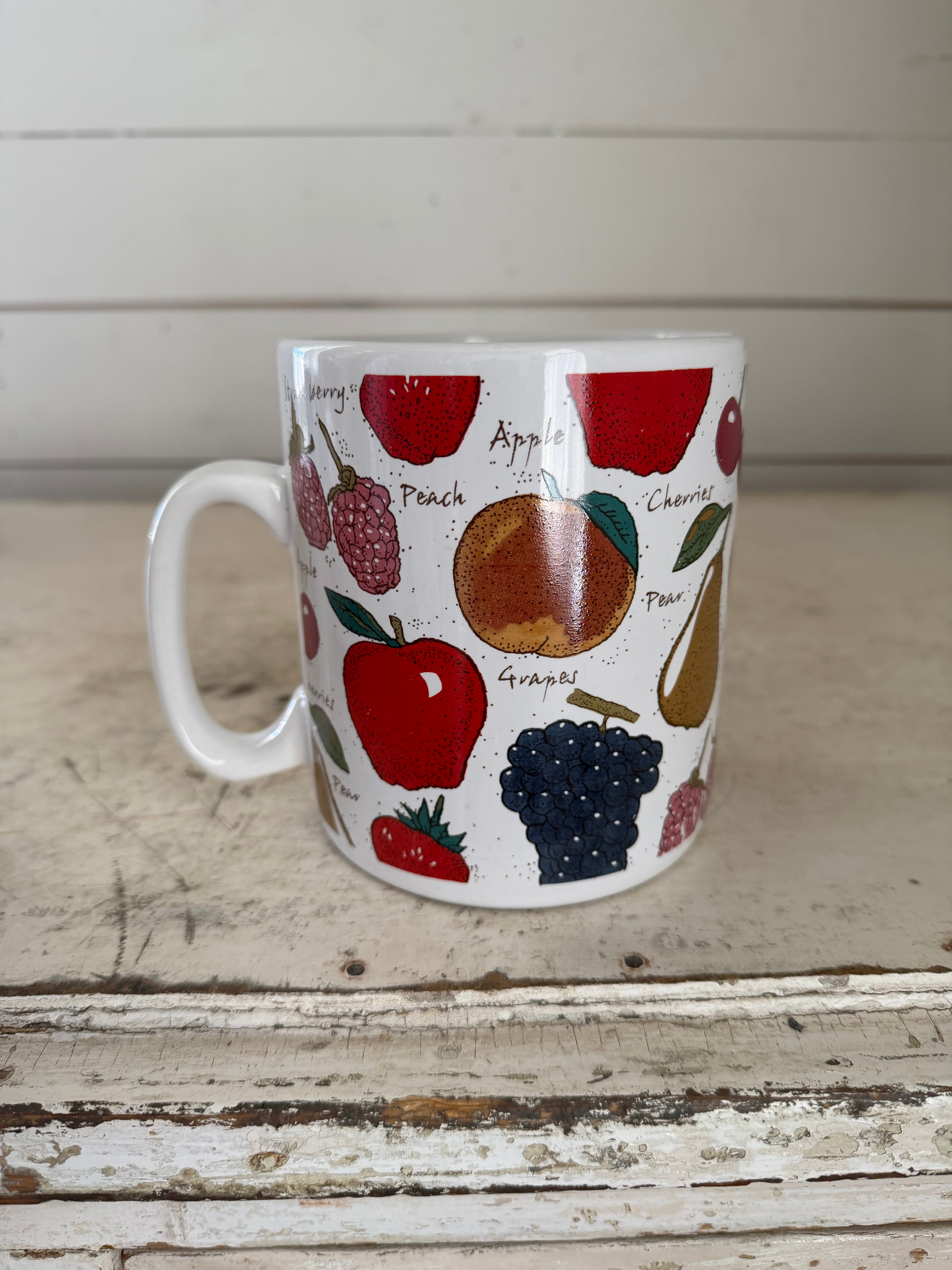 Large Fruit Mug