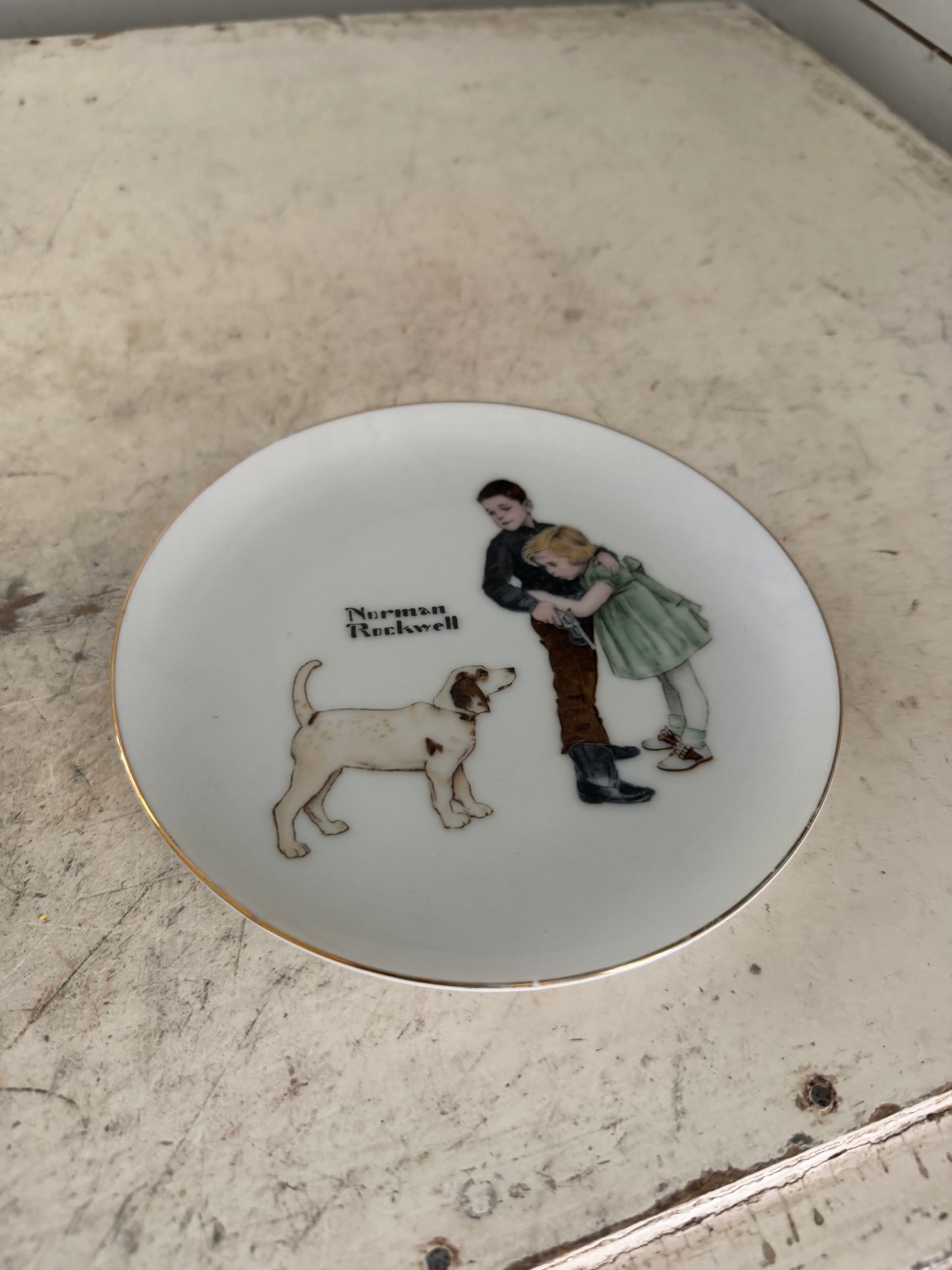 Norman Rockwell "Big Brother" collectors edition plate