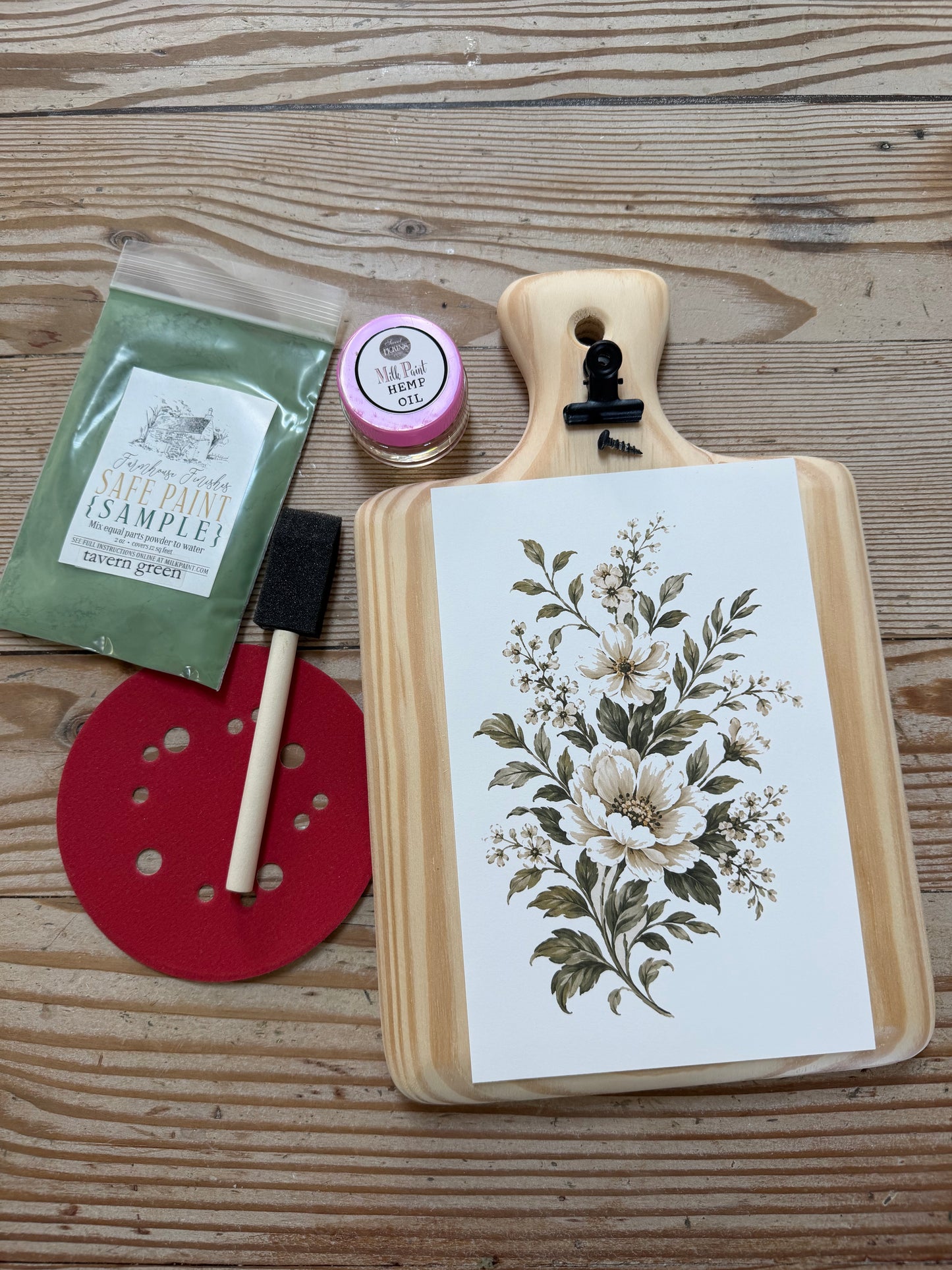Craft kit DIY Wood Cutting Board