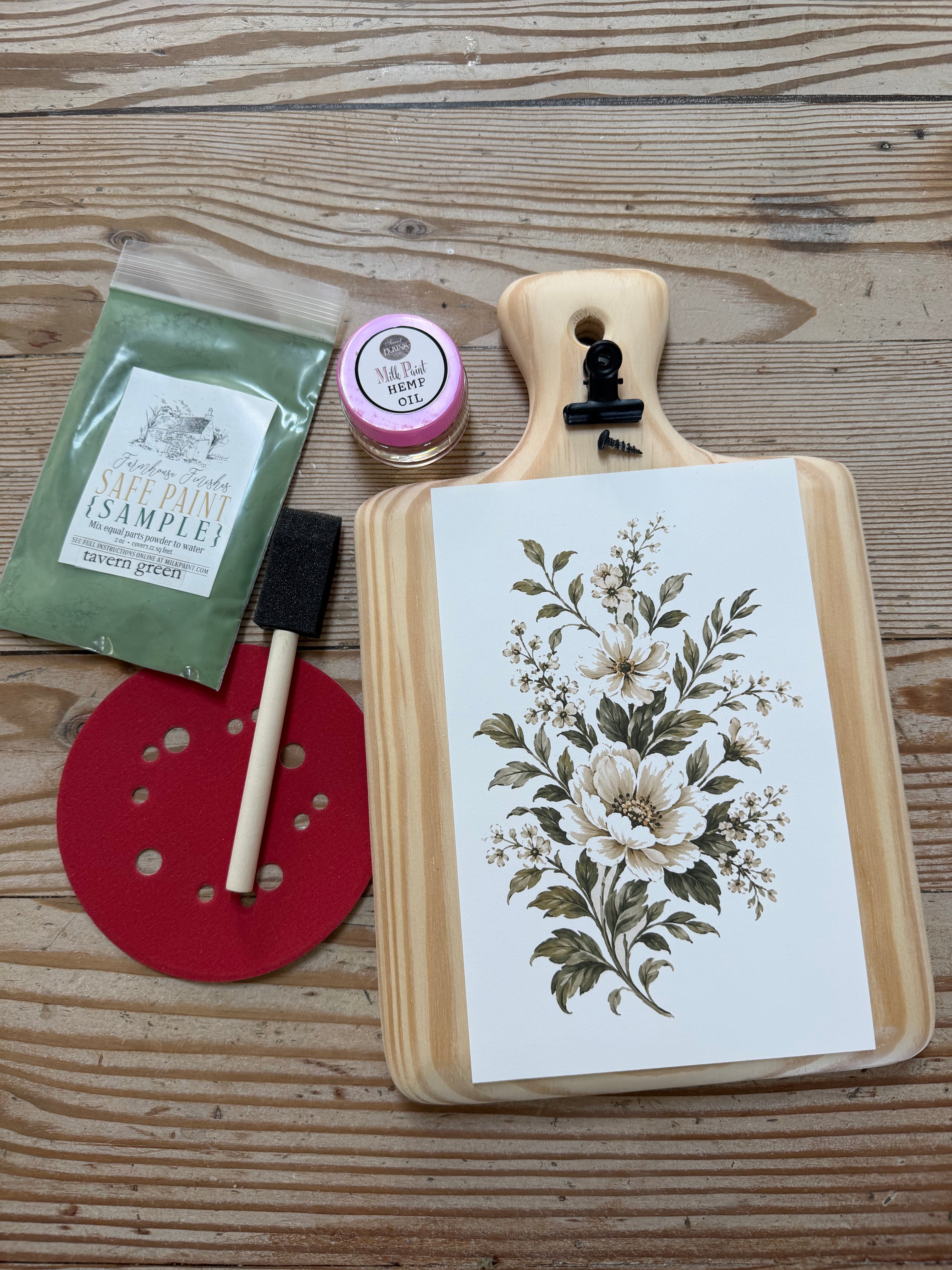 Craft kit DIY Wood Cutting Board