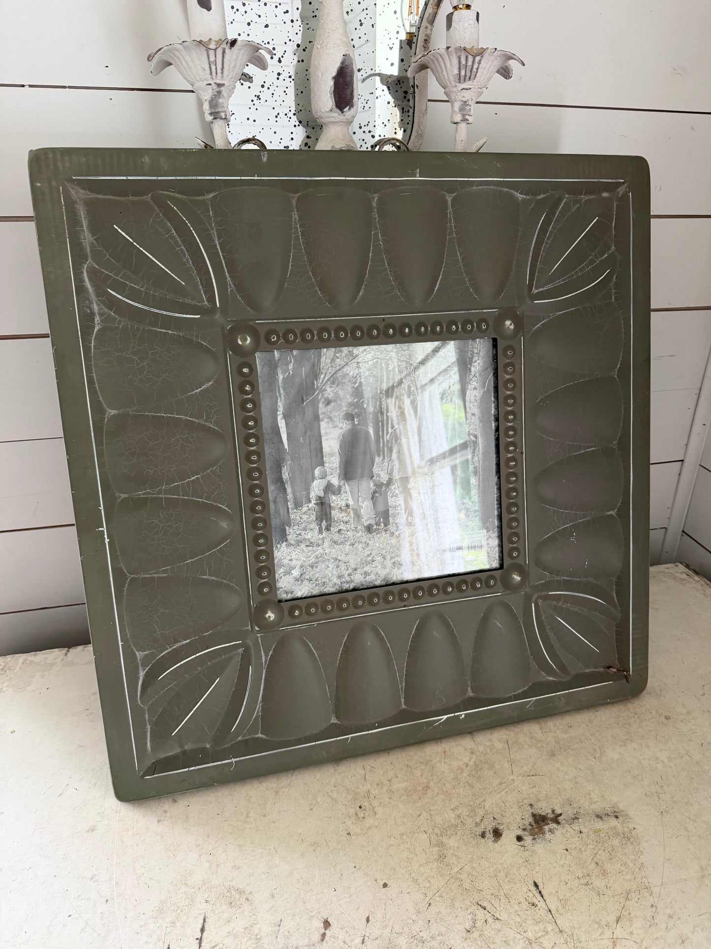 Ceiling Tile Picture Frame - Will Get Makeover