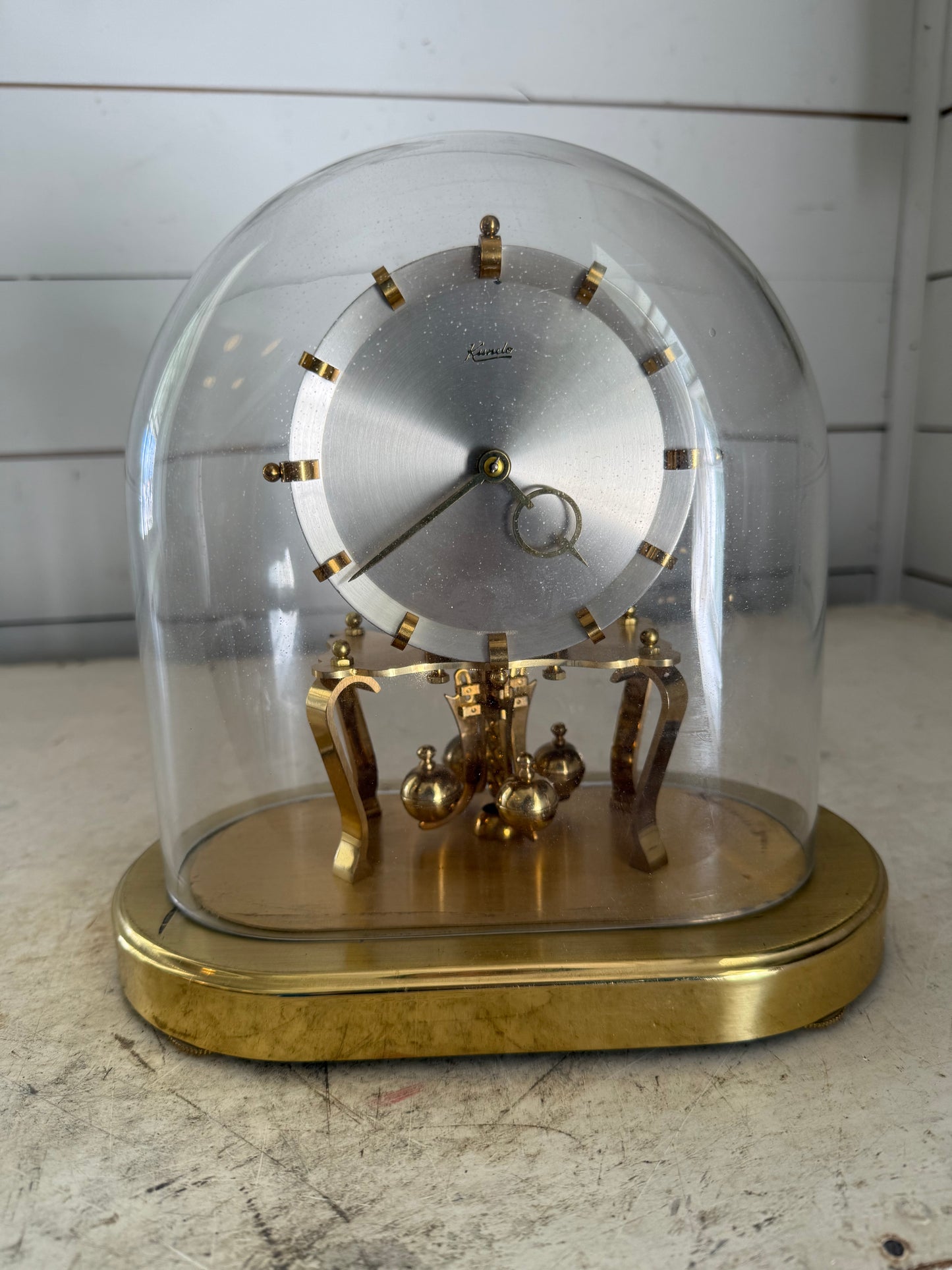 Kundo Kieninger & Obergfell 400 Day Anniversary Clock Germany - has not been wound/tested as is