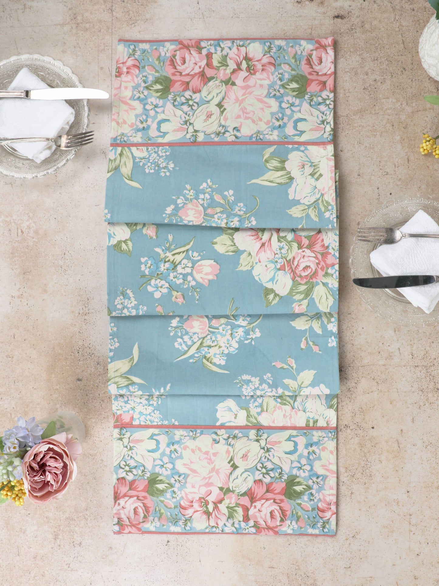 April Cornell Blanche Runner - Mist