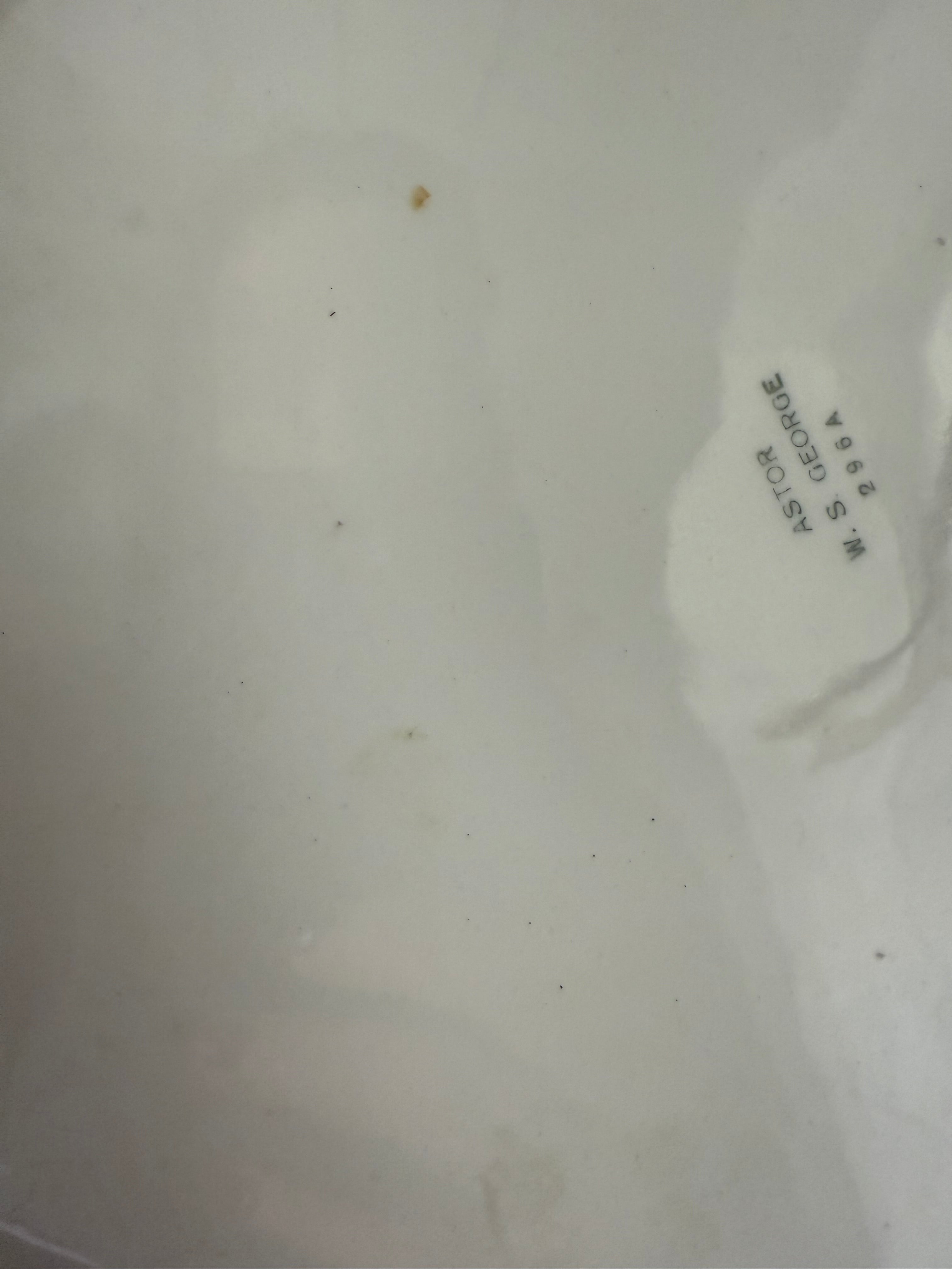 W.S. George Pottery Astor Platter