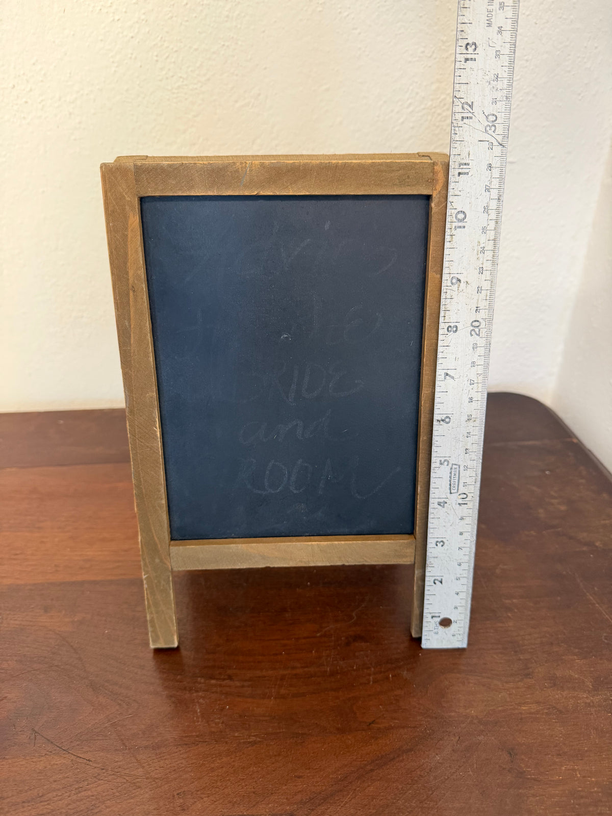 Tabletop Chalkboard easel - Will Get makeover and print