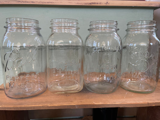 Antique Canning Jars - Sold Individually