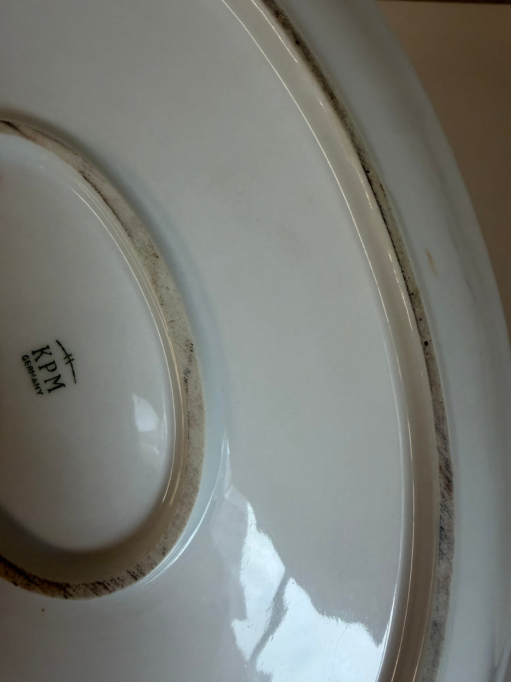 Plato vintage KPM Alemania