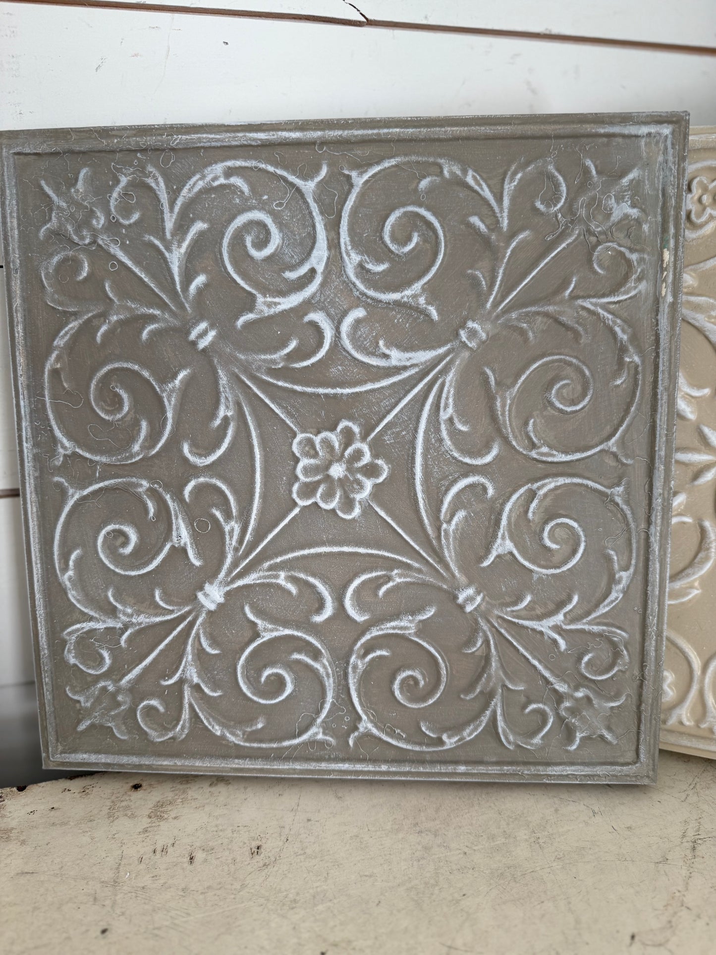 Distressed Ceiling Tile Sold Individually