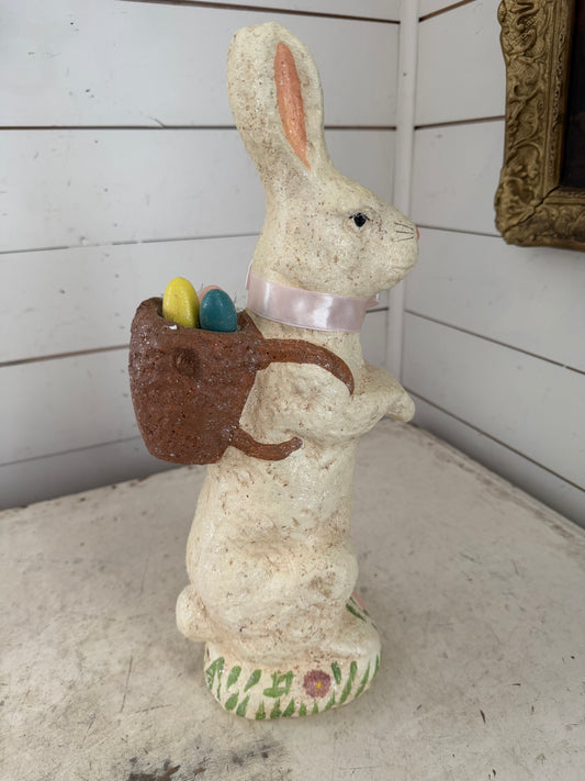 Glitter Easter Bunny Statue