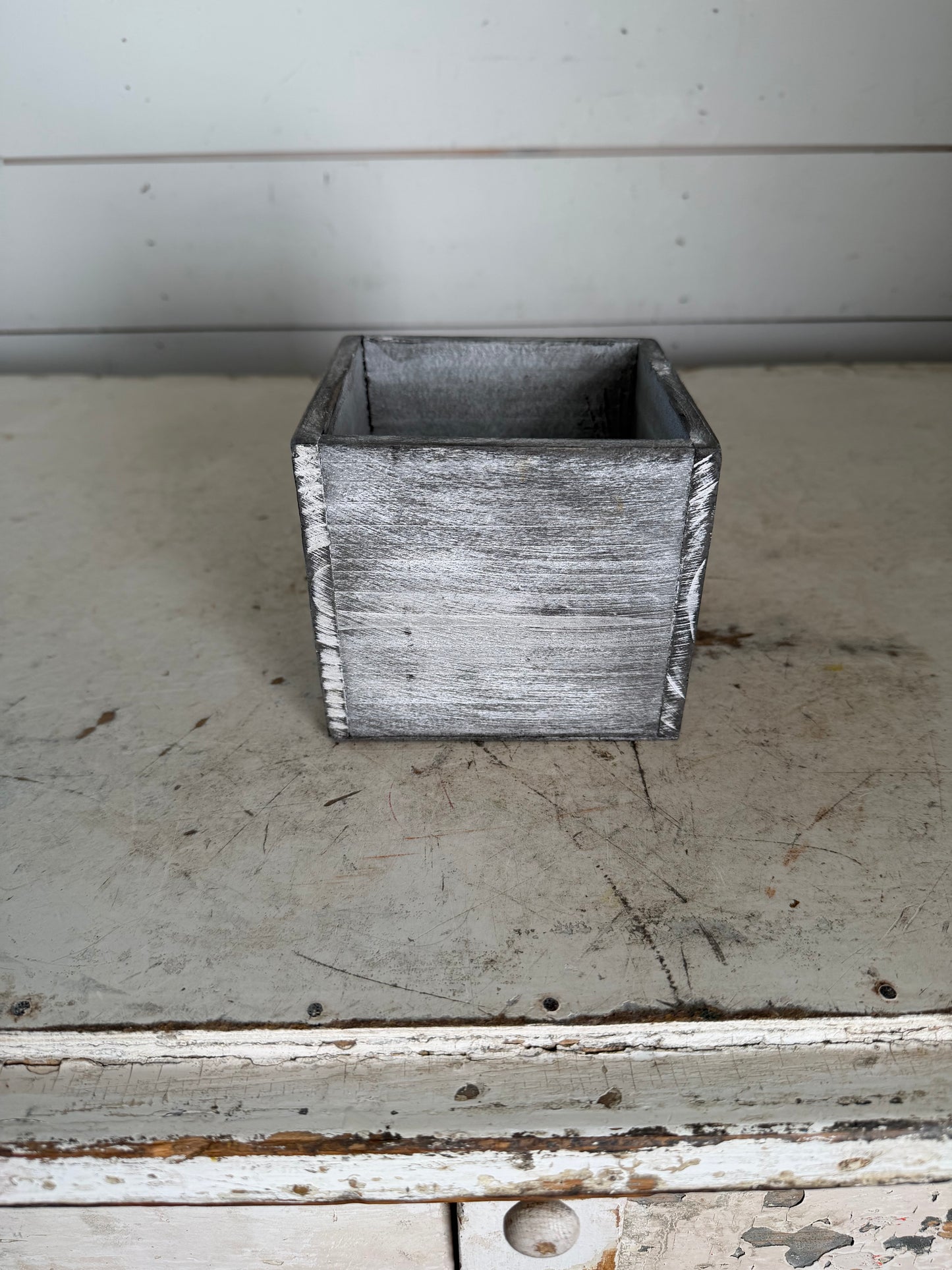 4” Wood Planter Box - Will get makeover