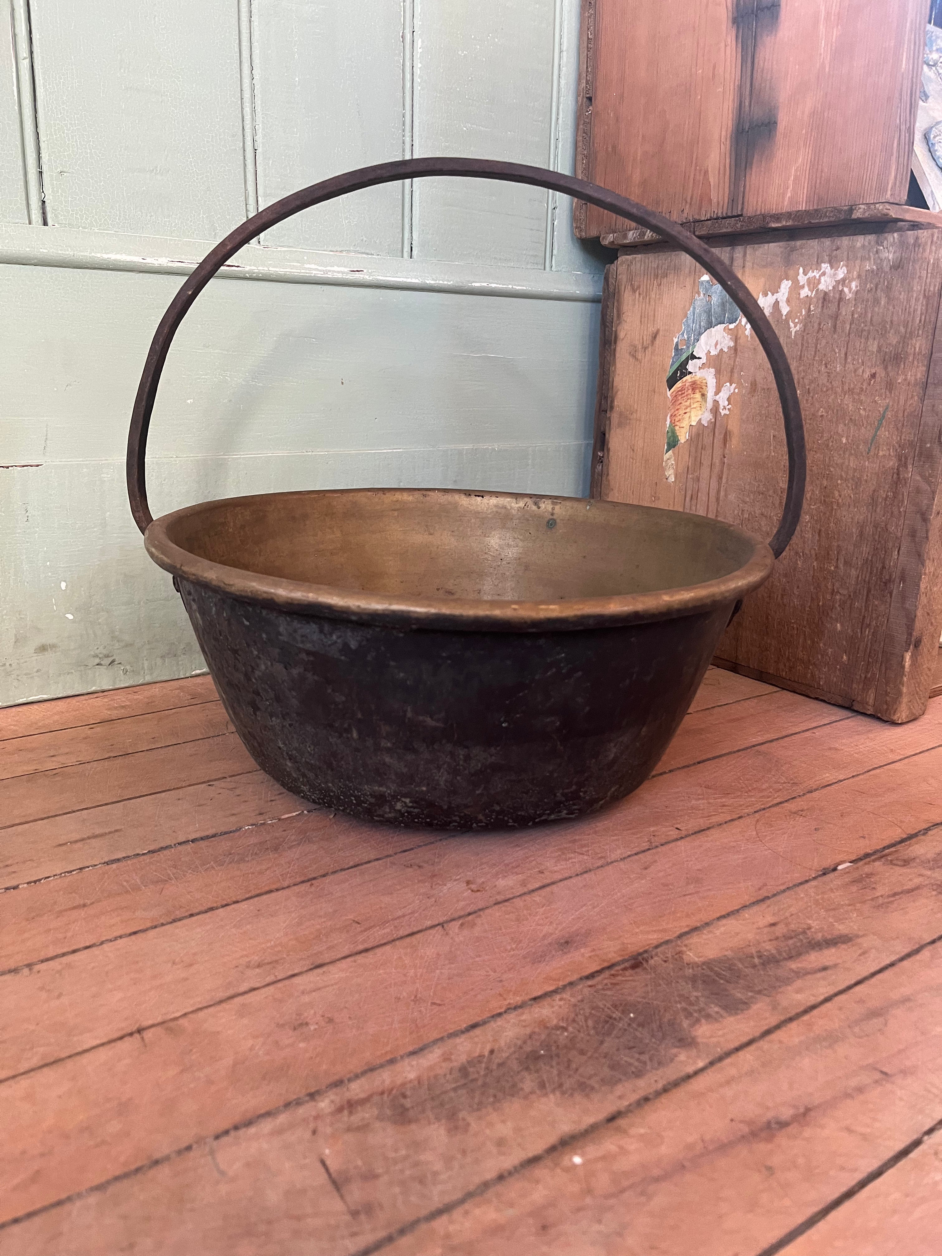 Brass Antique European Jam Pot