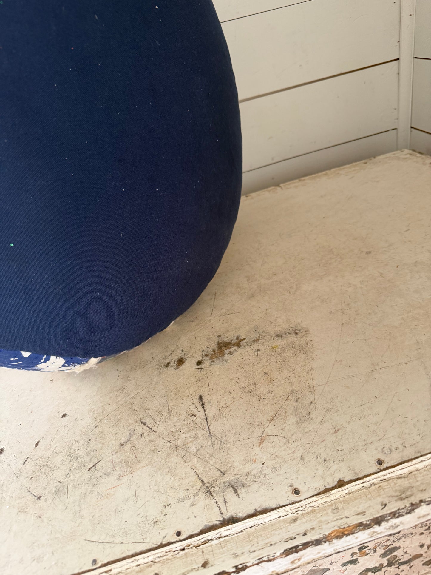 Kantha Quilt Fabric Floor Pouf - Bohemian Style