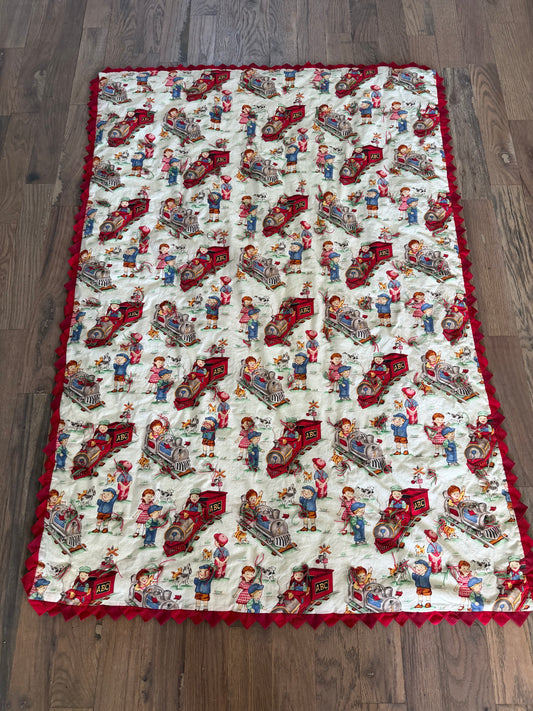 Handmade Cowboy Baby Blanket