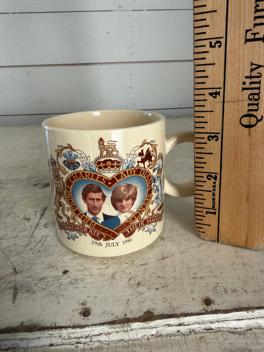 1981 Royal Wedding Ceramic Mug Prince Charles & Lady Diana Mug