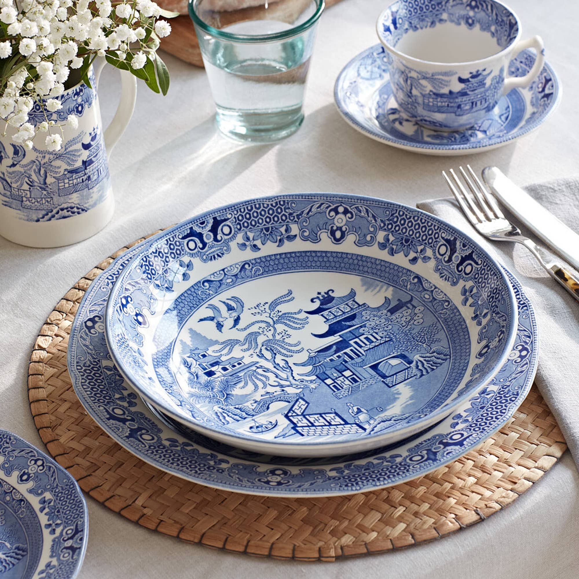 Blue Willow Pasta Bowl