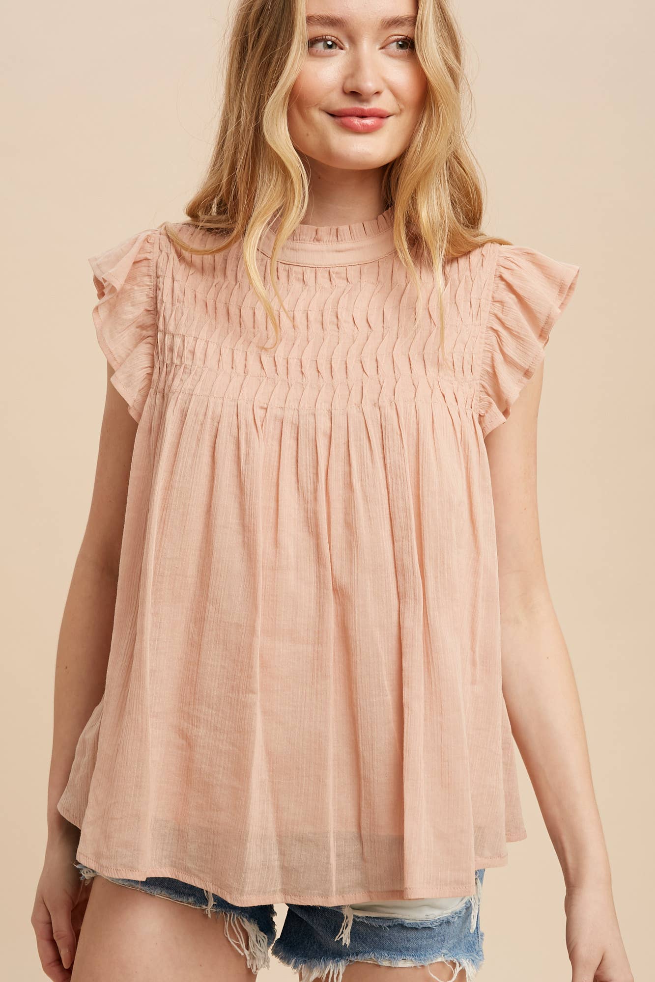 Flutter Sleeve Blouse